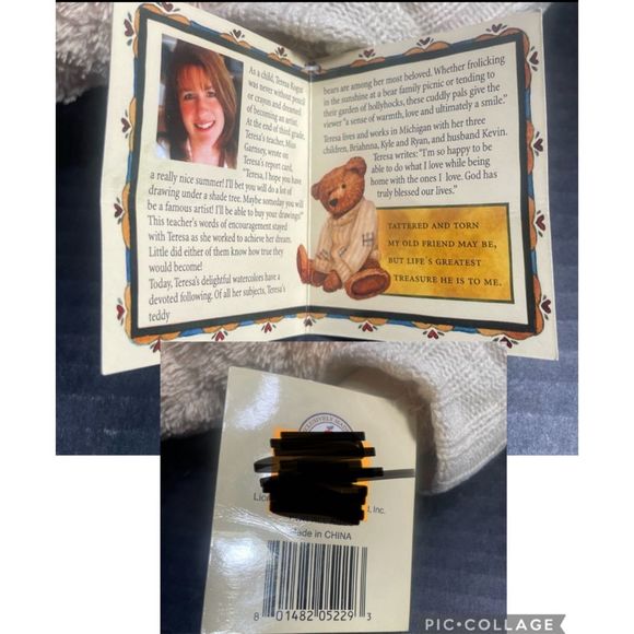 BNWT Old Friend Teddy Bear! It takes a long time to grow and old friend! - Picture 11 of 14